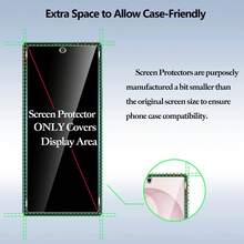 3pcs Tempered Glass Screen Protector For Samsung Galaxy Z Fold 8 Ultra [Front Screen Only] Bubble-Free 9H Hardness, Supports Fingerprint Unlock And Face Recognition - Clear - View 2