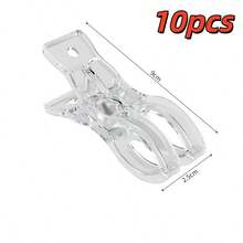 10pcs 3.5 Inch Heavy Duty Transparent Plastic Spring Clamps | Multi-Purpose Balloon Arch Fixing Clips, Suitable For Backdrop Fixing, Durable Craft Clamps, Applicable For Birthday Party, Wedding Decoration, Halloween, Christmas Decoration, Woodworking Projects And Photography Studio, Essential Tool Set For Enthusiasts. - Upgraded Version - View 13