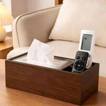 High-Quality Vintage Style Tissue Box, Suitable For Living Room, Hotel And Commercial Use, With Desktop Storage Function - Multicolor - View 1
