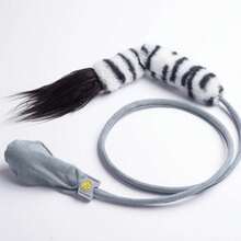 Pet Cat Teaser Toy, Pet Toy Suitable For Cats And Small Dogs Daily Play And Interaction, Creative Funny Horse Tail Cat Tail Toy With Squeezable Air Bladder, Fish Toy - Multicolor - View 7
