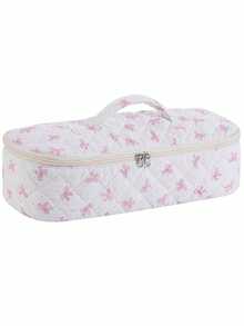 Polka Dot Hair Dryer Storage Bag With Leopard Print Design, Large Capacity Handheld Hair Tool Storage Bag,Multifunctional Cosmetics Bag,Toiletries Bag - Multicolor - View 13