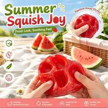 New Handmade Cute Educational Toy, Unique Surprise , Cheese Squishy, Squishy Dumpling, Fidget - Multicolor - View 9