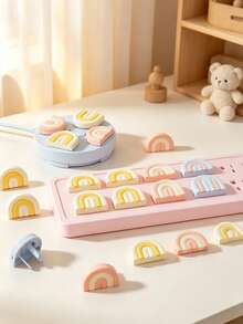 1pc Electrical Safety Socket Cover,For Kids Room Nursery Decor Newborn Essentials - Multicolor - View 8