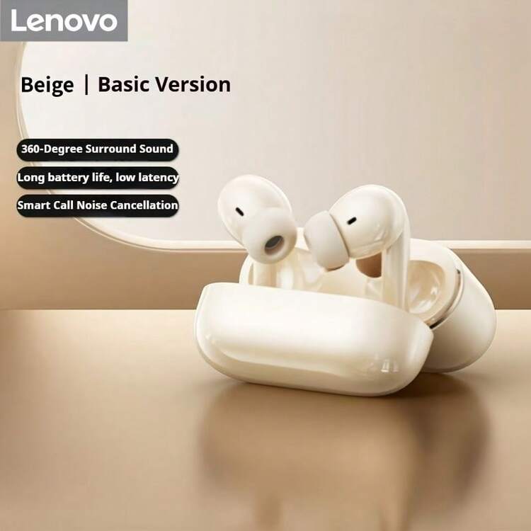 Lenovo -5.4 藍牙耳機：入耳式降噪、低延遲、HD 通話、立體聲，兼容多種設備 - 查看 14