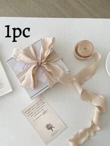 Pita Satin Lipit 4cm untuk Hari Dewi, Hari Valentine, Pita Elastis Berkualitas Tinggi, Pita Bergelombang, Pita Kemasan Kue, Ulang Tahun, Kotak Hadiah, Pita Pembungkus Hadiah, Pita Hiasan Kepala untuk Kemasan Kue, Pita DIY untuk Buket Bunga, Kemasan Kue Hadiah, Pita Bunga - beraneka warna - View 6