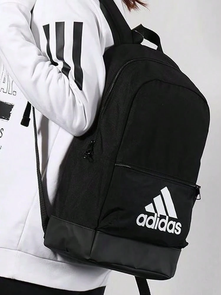 Ransel Kasual Kapasitas Besar adidas Classic Print, Gaya Reguler, Unisex, Gaya Pasangan, Hitam - Hitam - View 1