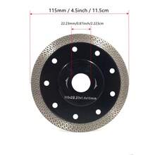 Diamond Saw Blade, Mesh Wave, K-Wave, Ultra-Fine Wave, Cutting Blade Angle Grinder, Ceramic Non Collapsing Edge Cutting, Diamond Saw Blade, Suitable For: Ceramic Tiles/Marble/Slate/Ceramics/Vitrified Tiles/Microcrystalline Stone, Complete Model - A - View 11