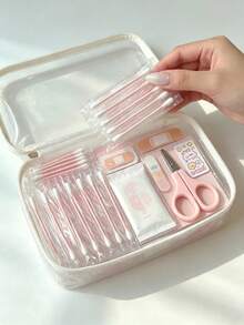 50pcs Individually Wrapped Dual-Ended Spiral Cotton Swabs, Disposable Portable Cotton Buds With Paper Stem, One Round Head And One Pointed Head, Can Be Used For Precise Application, Earwax Removal, Makeup Removal, Beauty, Convenient For Travel And Carrying - Multiple Styles - View 7