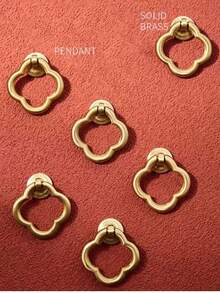 4pcs Gold Cabinet Handles, Cabinet Door Pulls, Drawer Handles, Zinc Alloy Gold Handles Suitable For Vanity, Kitchen Cabinets, Bathroom - Multicolor - View 10