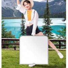 Foldable Table, Picnic, Camping, Night Market, Stall, Stand, Home, Portable, Eating, Table, Chair, Set - White - View 10