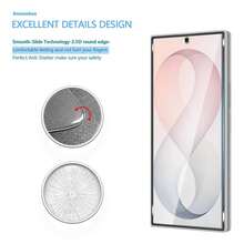 3pcs Tempered Glass Screen Protector For Samsung Galaxy Z Fold 8 Ultra [Front Screen Only] Bubble-Free 9H Hardness, Supports Fingerprint Unlock And Face Recognition - Clear - View 3