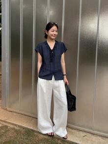 Women Blouses & Shirts - White - View 4