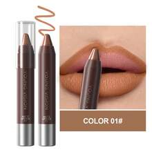 YOUNG VISION 1pc Matte Chocolate Scented Waterproof Lip Liner, Precise Lip Contour For Daily, Festivals, Parties, Stage Makeup - Multicolor - View 12