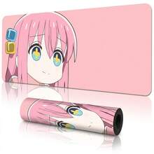 Sweet Pink Anime Girl Design Large Extended Gaming Mouse Pad, Non-Slip Rubber Base, Smooth Glide Surface, Suitable For Computer Office Home Study Multi-Functional Workspace Pad, Cute Abstract Desktop Decor - A - View 7