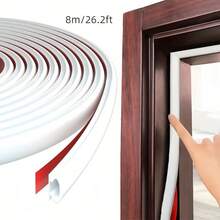 1/5/6/8/10m/26.2ft Door Gap Sealing Strip, Door Gap Soundproofing Strip, Door & Window Weather Stripping, Self-Adhesive Sealing Strip, Suitable For Door & Window Gaps, Noise Reduction, Windproof - Multicolor - View 5