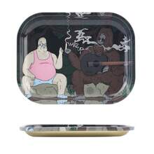 OFFPUFF 2 Pieces Sasquatch Rolling Tray With A Matching Grinder Sets - Multicolor - View 3