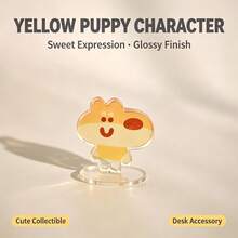 4pcs Acrylic Desktop Decorative Signs, Cartoon Animal & Colorful Window Design, Light-Up - Set Of 4 - View 7