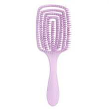 Square Hairbrush For Wet And Dry Hair, Detangling Comb With Gentle Bristles, Scalp Massage And Hair Smoothing Tool, Back To School Hair, Travel Essentials Christmas Gift - Multicolor - View 3