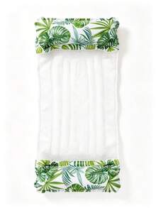 2-Tube Green Leaf Inflatable Float, Thick Tropical Lounger, Single-Person Pool Hammock For Water Relaxation - Multicolor - View 10
