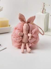 Wish Rabbit Bath Scrubbing Towel Home Use Bath Sponge Ball Exfoliating Scrubbing Tool Cartoon Bath Flower - Multicolor - View 6