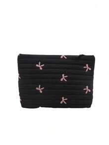 Nicekee Simple And Atmospheric Retro Practical Texture Quilted Clutch With Butterfly Print Design, Suitable For Outdoor Camping And Short Trips. - Multicolor - View 6