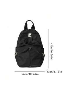 Mochila ligera y plegable para hombres, adecuada para actividades al aire libre y desplazamientos, gran capacidad, estilo coreano, unisex - Multicolor - Ver 10