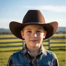 Kids Hats - Chocolate Brown - View 4