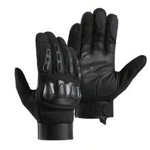 Spring/Autumn Motorcycle Riding Gloves, Touchscreen Compatible Hard Shell Finger Protection, Anti-Slip Wear-Resistant Anti-Fall Full Finger Gloves, Motorcycle Commuting, Outdoor Riding Shock Absorption Protection, Unisex Rider Gloves - Multicolor - View 15