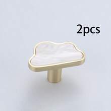 1/2件雲朵造型櫥櫃門抽屜衣櫃把手，適用於兒童房衣櫃抽屜裝飾 - 彩色 - 查看 7
