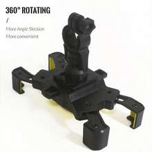360° Rotating Bike Phone Holder, Universal For Motorcycle/Bicycle/Electric Scooter, Handlebar Navigation Mount, Anti-Slip Shock-Absorbing, One-Click Clamping - Multicolor - View 4