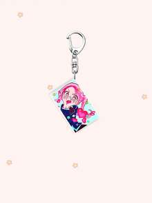 1/6pcs Alien Stage Acrylic Keychains, Perfect Gifts For Fans, Suitable For Bags And Keys, Cosplay Accessories, Car Keychains, Backpack Charms, Bag Pendants, Creative Derivative Gifts - Multicolor - View 5