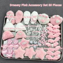 Accesorios para bolso Ita, set de encaje, tarjetero floral, materiales, artículos de soporte, decoraciones DIY hechas a mano, artículos para actividades de fans, actividades otaku, útiles escolares, útiles para el nuevo semestre, disfraz - A - Ver 1