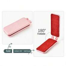 1pc Portable Lint Remover, Home Use Coat Hair Scraper, Double-Sided Folding Static Brush Hair Remover - Multicolor - View 7