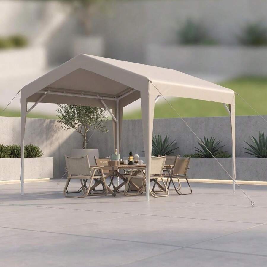 Canopies, Gazebos, Pergolas & Accessories - Khaki - View 1