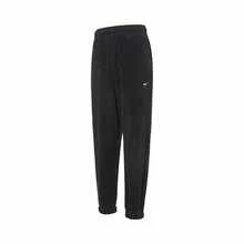 Nike Solid Color Lace-Up Everyday Basic Loose Casual Knit Sweatpants Women's - Black - View 6