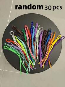 10/20 Colors Nylon Rope DIY Handmade Weaving Set, Suitable For Backpack Accessories, Handmade Materials And Handmade Jewelry Making, Perfect Valentine's Day Gift - Colored Nylon Rope - View 13