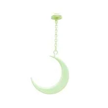 1pc Crescent Moon Hanging Swing With Adjustable Chain, Clip-On Bird Cage Perch Toy Accessory, Climbing Chewing Relaxation Toy For Budgies, Lovebirds, Small Cockatiels, Iron Wire Cage Interior Decor - View 6