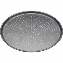 Grey Steel Baking Pan With Non-Stick Coating, Dimensions 32 * 32 * 1.4 Cm. Square Baking Plate Crafted For Homemade Pizza Baking, Suitable For Oven Baking Production At Home. - View 9