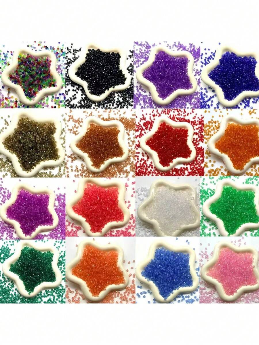 6mm Rhombus Pointed Crystal Glass Loose Beads For Jewelry DIY Making Spacer Beads