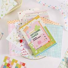 100pcs Colorful Polka Dot Pattern Paper, Macaron Color Palette, Suitable For Planner, Diary, DIY Decoration Collage, Background Paper - Colorful Paper Collection - View 4
