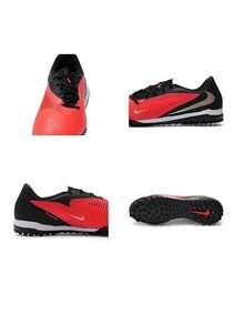 Nike Men's Football Shoes PHANTOM 6 LOW ACAD TF On-Field Training TF Stud Football Shoes HQ2325-600 - Black/Red - View 11