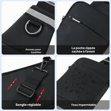 Bolsas de hombro - hombro izquierdo/derecho-negro - Ver 7