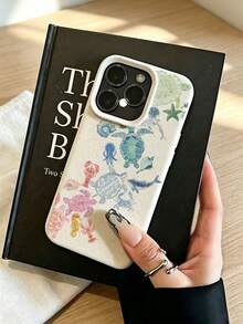 Casing Ponsel Motif Garis-garis Pantai Gaya Liburan Pesisir, Bingkai Warna Krem, Kamera Penuh, Desain Berongga, Anti Jatuh, Bahan TPU Matte, Cocok untuk Apple 17/16/11/12/13/14/15/15Pro/15Plus/15ProMax/7Plus/8Plus/X/XsMax/Xr/11Pro/13Pro/14Pro/11ProMax/12ProMax/13ProMax/14ProMax/14Plus/7/8/16Pro/16Plus/16ProMax/17Pro/17e/17ProMax - MultiWarna - View 5