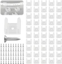 100 Paquete De Grapas Para Manguera Neón 10mm - A - Ver 1