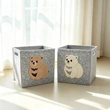 1pc 3D Animal Storage Box, Storage Container - Multicolor - View 1