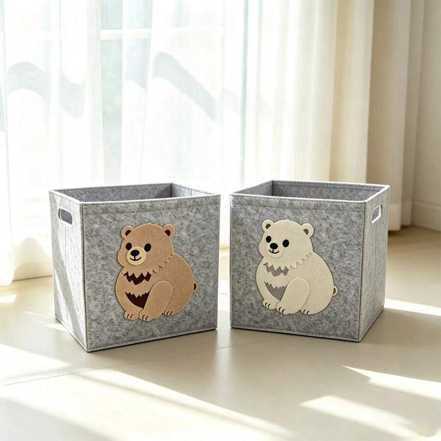1pc 3D Animal Storage Box, Storage Container - Multicolor - View 1