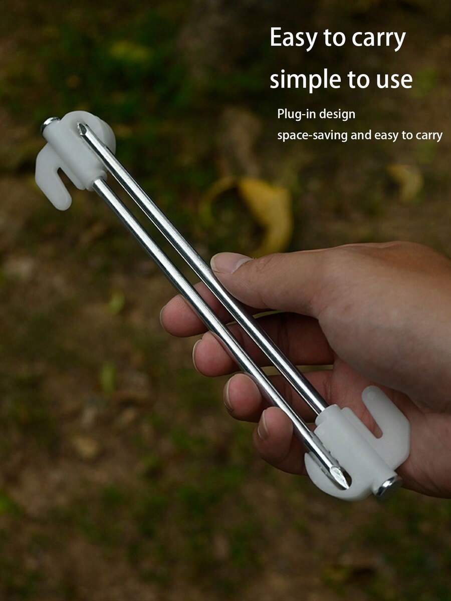 4PCS.8PCS. Windproof Tent Stakes Outdoor Canopy Fixing Accessories - White - View 1