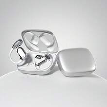 真無線夾耳式睡眠耳機附智能耳塞 - HiFi Dolby 低音藍牙 6.0 耳夾式耳機，高解析度立體聲通話，兼容 Android，運動夾耳式耳機 - 均碼 - 查看 17