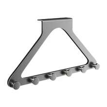 1pc Thickened ABS Door Back Hook Rack, Triangular Structure Stable And Durable, Hang Clothes Bags Keys Hats, Suitable For Small Space Storage, Solve Space Shortage, Door Back Storage Rack - Multicolor - View 13