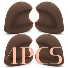 2/4/6/8/12PCS Optional Brown Iron Shape Multi-Functional Makeup Sponge Wet Dry Use Foundation Blender Cosmetic Beauty Tool - Multicolor - View 13